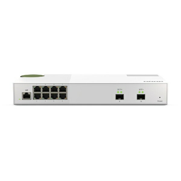 QNAP｜キューナップ スイッチングハブ [8ポート /10Giga対応 /ACアダプタ] (10GbE SFP+：2ポート) QSW-M2108-2S