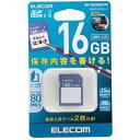 GRbELECOM SDJ[h SDHC 16GB Class10 UHS-I U1 80MB/s x SDJ[hP[Xt MF-FS016GU11C [Class10 /16GB]