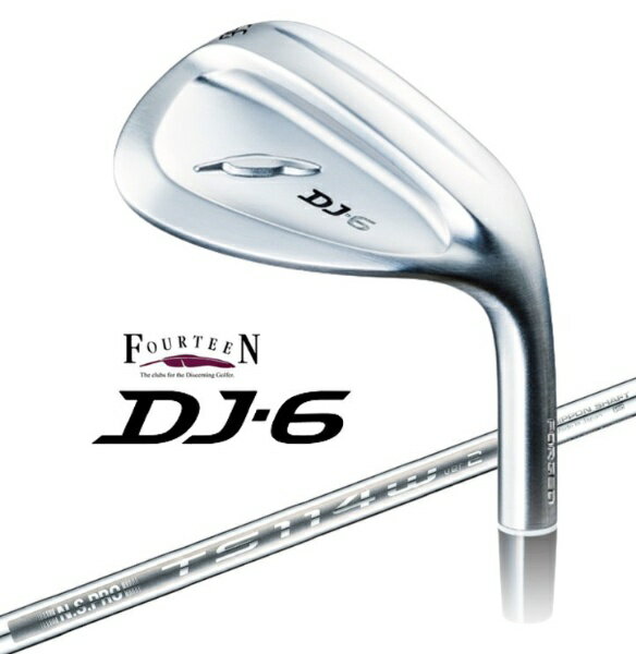 【エントリーで最大全額ポイント還元｜2/5まで】 フォーティーン｜FOURTEEN ウェッジ DJ-6 Wedge メッキ #60 《TS114w スチールシャフト》硬さ(Flex)：ウェッジフレックス
