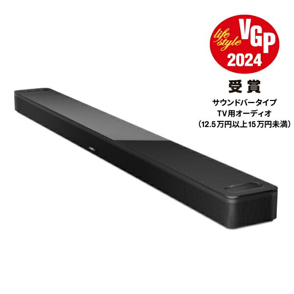 BOSE｜ボーズ スマートサウンドバー Bose Smart Ultra Soundbar ブラック SmartUltraSBBLK DolbyAtmos対応 /1.1ch /Wi-Fi対応 /Bluetooth対応