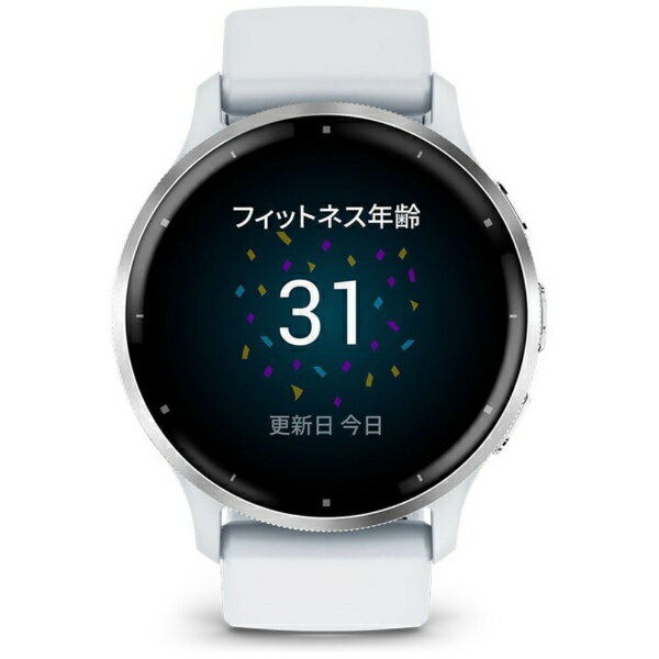 GARMIN｜ガーミン Venu 3（ヴェニュー 3）GPSスマートウォッチ Whitestone / Silver 010-02784-40【Suica対応】 - Image 2