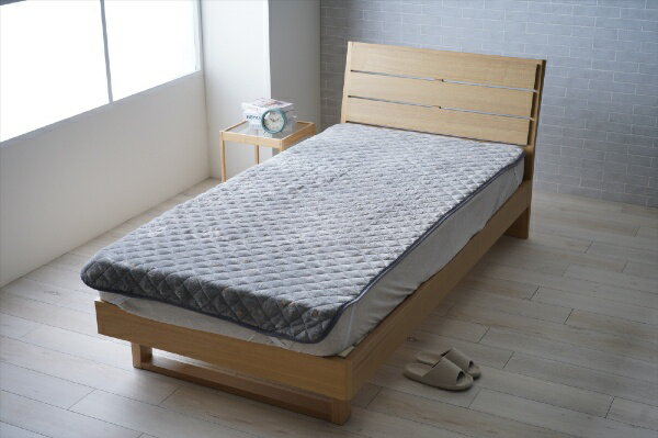 イケヒコ｜IKEHIKO 【吸湿発熱機能付き】ギャベ柄敷パッド　シングルサイズ [シングルサイズ /ウォーム..