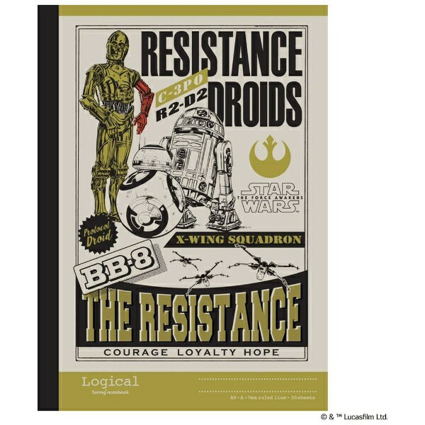 ナカバヤシ|Nakabayashi ノートA5 スターウォーズビンテージ A罫 30枚 5