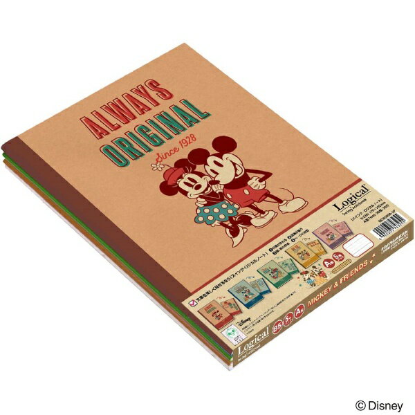 ナカバヤシ|Nakabayashi ノート セミB5 5P ミッキー&フレンズ カラークラフト