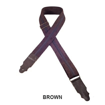 Right On!STRAPS｜ライトオンストラップ ギター/ベース用ストラップ RIGHTON!STRAPS ブラウン PLAIN BROWN