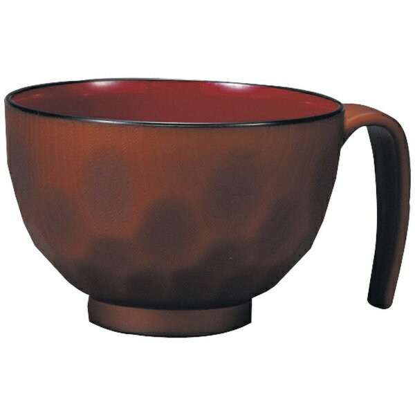 カノー｜Kano らくらく汁椀 82851 320mL 亀甲 茶