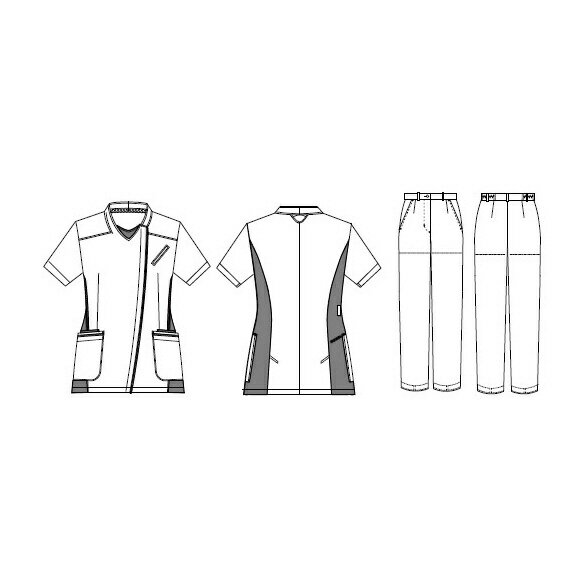 サーヴォ｜SERVO 女性用ジャケット MJAL-1803-E9 S ホワイト×ワイン