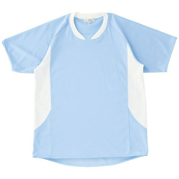 トンボ｜TOMBOW キラク 入浴介助用シャツ（男女兼用） CR108（3L） サックス