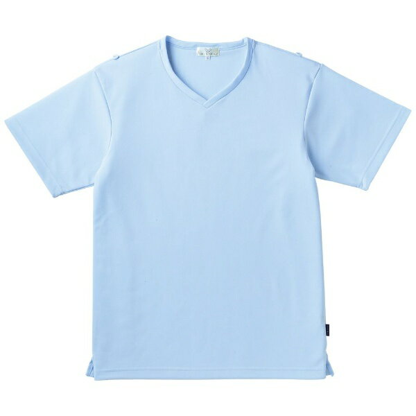 トンボ｜TOMBOW キラク 入浴介助用シャツ（男女兼用） CR160（S） サックス