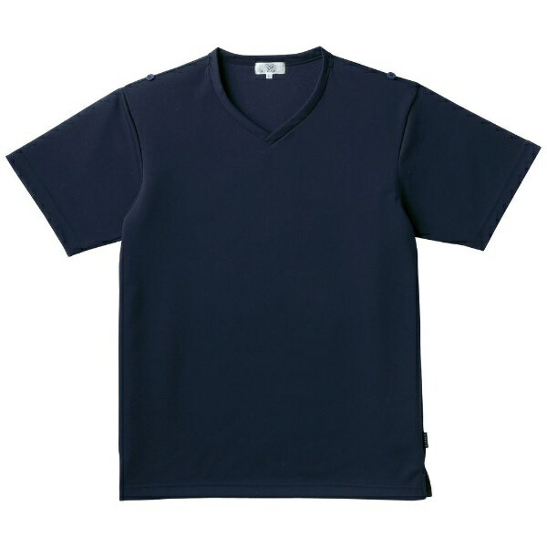 トンボ｜TOMBOW キラク 入浴介助用シャツ（男女兼用） CR160（M） ネイビー