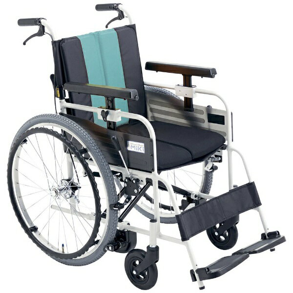 ミキ｜MiKi 自動ブレーキ付車いす とまっティー MBY-47B エメラルド