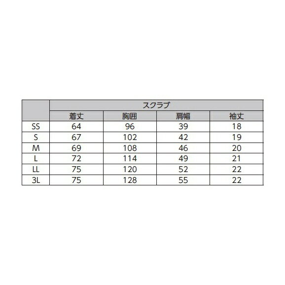 自重堂｜Jichodo 男女兼用スクラブ WH11485（LL） ネービー