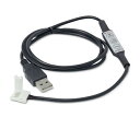 日本トラストテクノロジー|JTT テープLED RGB用USB連結ケーブル 4ピン 100cm ブラック TPLED4P-USB(2)