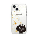 ROA|ロア iPhone 15(6.1インチ) ネコマンジュウ ソフトクリアケース abbi FRIENDS 星に願いを ABF25358i15