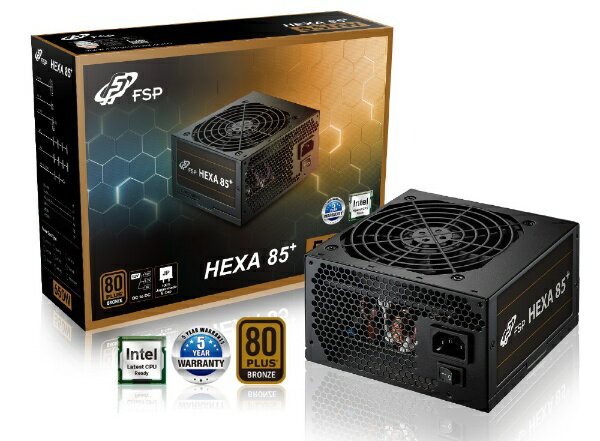 FSP PCd HEXA 85+ ubN HA550 [550W /ATX /Bronze]