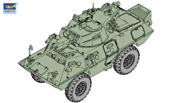 トランペッター｜Trumpeter 1/72 V-150 コマンドウ装甲車 w/20mm機関砲