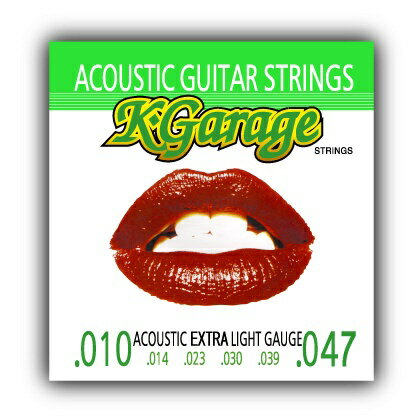 K・Garage｜ケーガレージ アコースティックギター弦 エクストラライト Acoustic 010-047