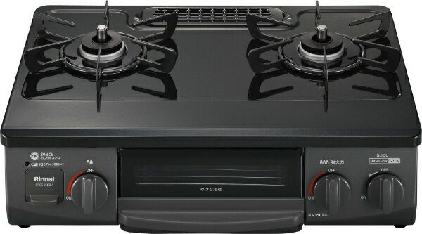 リンナイ｜Rinnai コンパクト56cmシリーズ リンナイ RTE565PBKR [約56cm(コンパクトタイプ) /都市ガス12・13A /右強火]