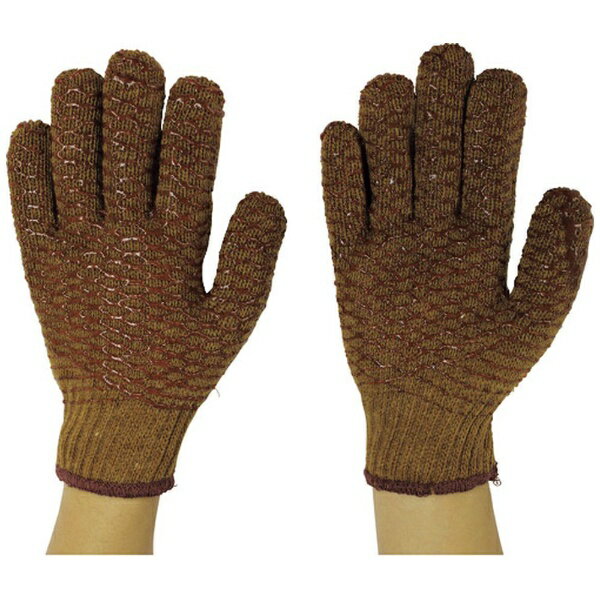 おたふく手袋｜OTAFUKU GLOVE おたふく　210　ビニライン茶・ブラウン 210