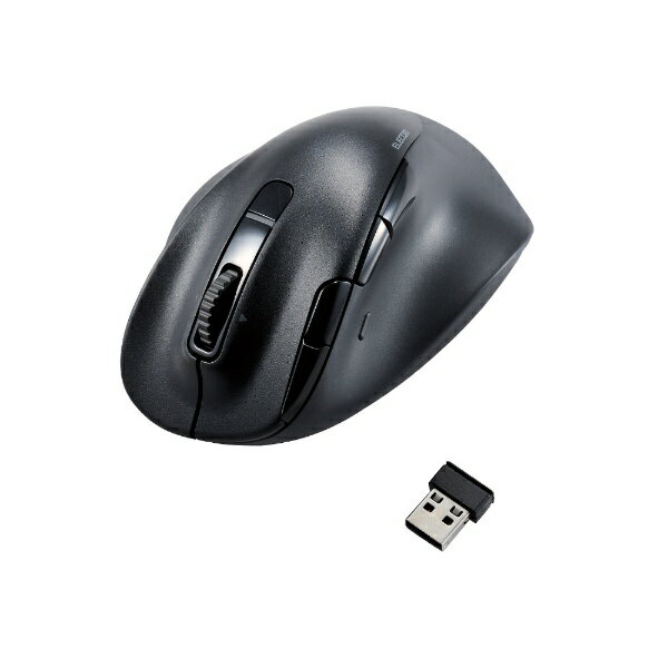 エレコム｜ELECOM マウス EX-G PRO XLサイズ 抗菌(Chrome/Android/iPadOS/iOS/Mac/Windows11対応) ブラック M-XGXL50MBSKBK [BlueLED /無線(ワイヤレス) /8ボタン /Bluetooth・USB]