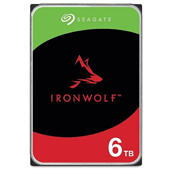 SEAGATE｜シーゲート ST6000VN006 内蔵HDD SATA接続 IronWolf(NAS用)キャッシュ256MB 6TB /3.5インチ