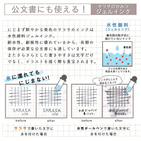 サラサクリップ の写真