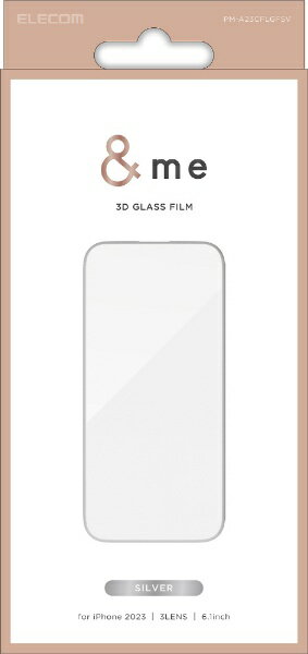 ELECOM�å��쥳�� iPhone 15 Pro��6.1������� ���饹�ե����/�ե졼��/��å�/����С� PM-A23CFLGFSV