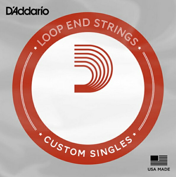 D’Addario｜ダダリオ マンドリン弦 Singles （バラ弦）Mandolin/J62 4th 034 Plain Steel J6204