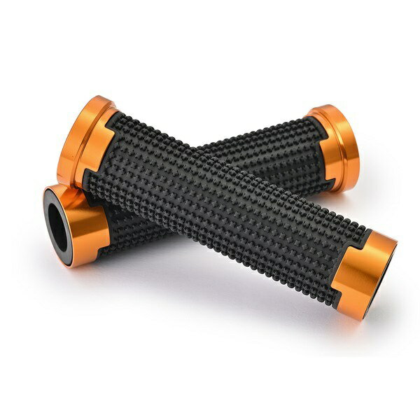 Rakuten - デイトナ｜DAYTONA GRIPPY GRIP　GG-D-AL-CROSS（全長125mm）（φ22.2ハンドル用）エンド貫通 ゴールド 38502