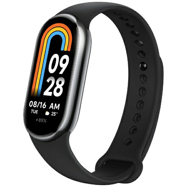 シャオミ スマートウォッチ メンズ Xiaomi｜シャオミ Xiaomi Smart Band 8 グラファイトブラック BHR7165GL