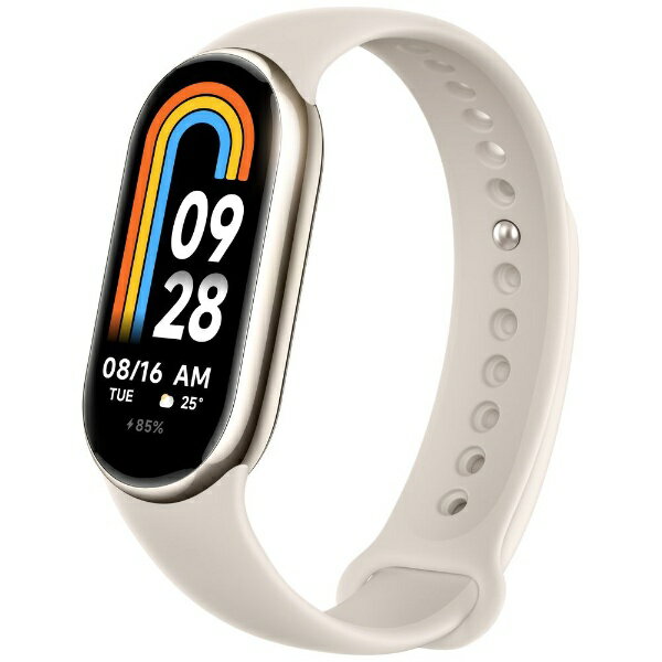 シャオミ スマートウォッチ メンズ Xiaomi｜シャオミ Xiaomi Smart Band 8 ゴールド BHR7166GL