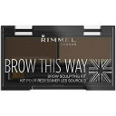 HFCプレステージジャパン RIMMEL（リンメル）ブロウ ディス ウェイ アイブロウ スカルプティング キット 003 ダークブラウン