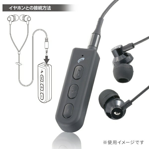 楽天ビック（ビックカメラ×楽天）のオーム電機｜OHM ELECTRIC ワイヤレスレシーバー AudioComm ブラック HP-W33N｜アングル3