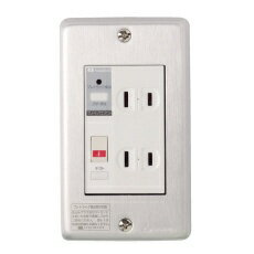 河村電器産業｜Kawamura プレトラックコンセント（アルミプレート・簡易耐火枠付） PTCA-BA15W