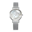 NX14bKLASSE14 Volare OKTO Silver White MOP with Mesh Strap 28mm WOK21SR002S KLASSE14 Vo[zCgMOP WOK21SR002S