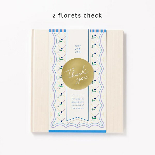 いろは出版｜IROHA PUBLISHING GIFT WRAPPING ALBUM(L) florets check GIFT WRAPPING ALBUM(L) florets check [写真台紙用]