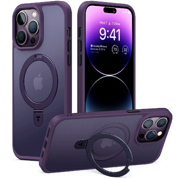 TORRASåȥ饹 UPRO Ostand Matte Case for iPhone 14 Pro  ȡ饹