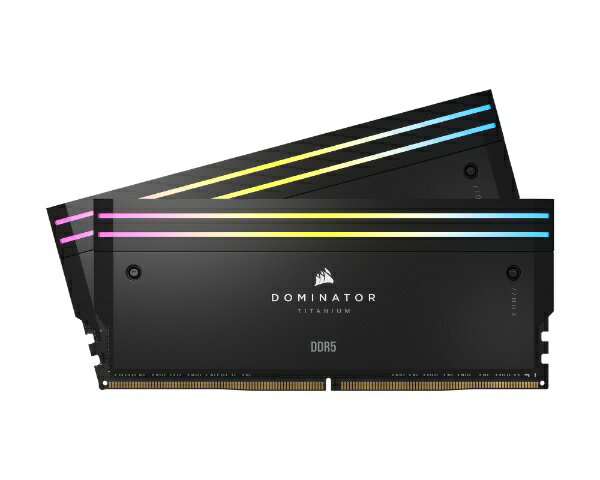 CORSAIR｜コルセア 増設メモリ DOMINATOR TITANIUM RGB(6000MT/s CL30 Intel XMP) ブラック CMP32GX5M2B6000C30 DIMM DDR5 /16GB /2枚