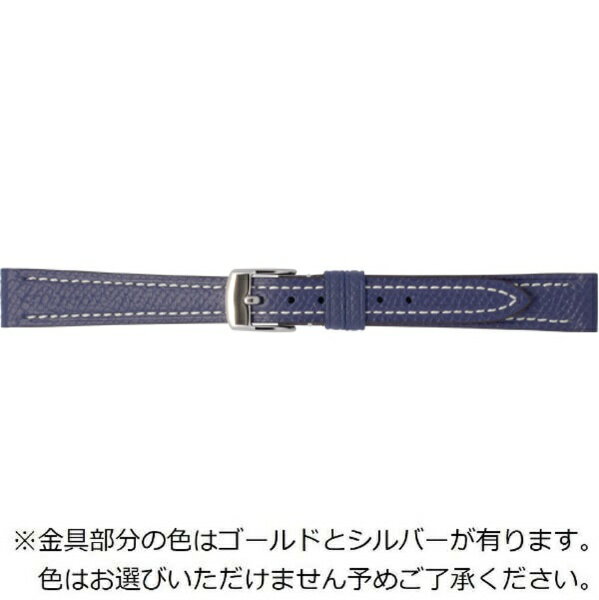 バンビ|BAMBI 時計ベルト 本革 ワープロラックス かん幅14mm 美錠幅12mm ネイビー BCA063DL