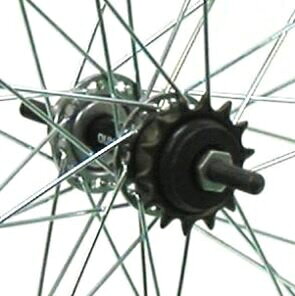 Asahi Cycle заднее колесо 14T с барабанным тормозом 22×1-3/8 XBT22 — б/у, восстановлен/не восстановлен
