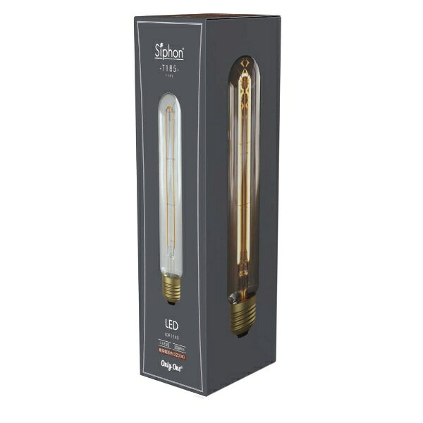 ビートソニック｜BeatSonic LED電球　T185 クリアー　2200K Siphon LDF124D [E26 /T形 /30W相当 /電球色 /1個 /全方向タイプ]