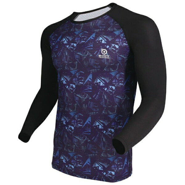 おたふく手袋｜OTAFUKU GLOVE BTクールメッシュ ロングスリーブ クルーネックシャツ ジオパープル S JW..