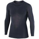 おたふく手袋|OTAFUKU GLOVE BT冷感・消臭 パワーストレッチ 長袖クルーネックシャツ ブラック 3L JW-623