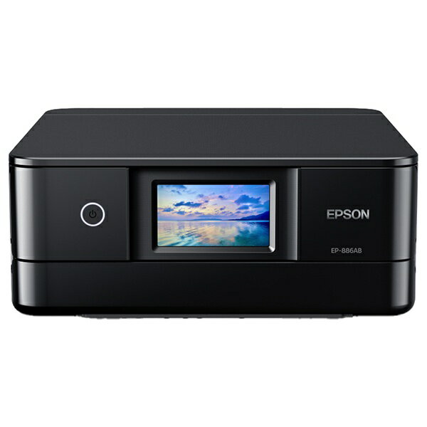 【エントリーで2倍pt(6/1まで)】 エプソン｜EPSON EP-886AB カラーインクジェット複合機 Colorio(カラリオ) ブラック…