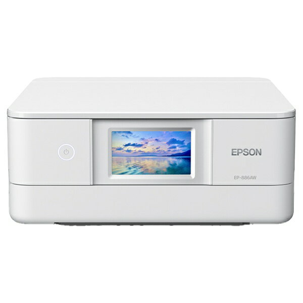 エプソン｜EPSON EP-886AW カラーインクジェット複合機 Colorio(カラリオ) ホワイト カード／名刺〜A4