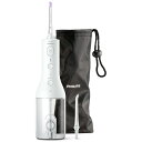 PHILIPS|フィリップス コードレスパワーフロッサー3000(口腔洗浄器) Sonicare(ソニッケアー) ホワイト HX3826/31 [ハンディタイプ...