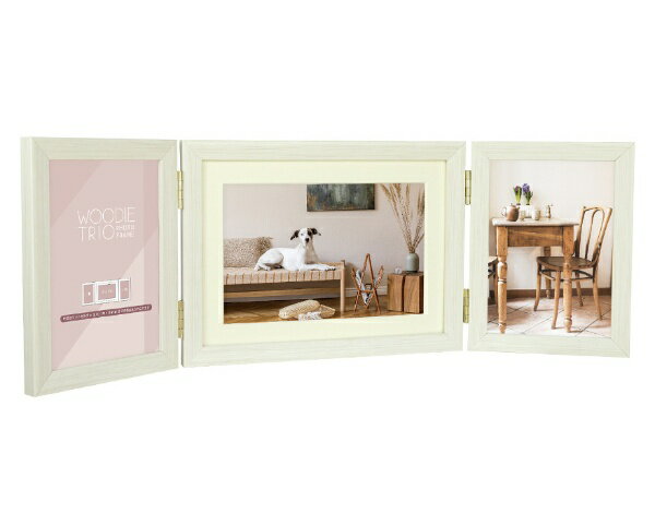 美しく飾れる観音開きの3面フレームです。