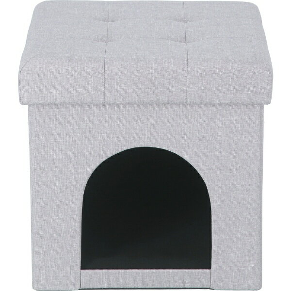 不二貿易|Fuji Boeki ペットハウススツール □38cm グレー [2]