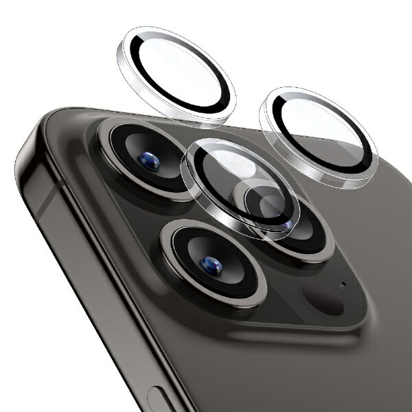イーエスアール｜ESR iPhone 15 Pro/15 Pro Max/14 Pro /14 Pro Maxカメラレンズプロテクター Clear ArmoriteCameraLensProtectorsforiPhone15Pro/ProMax