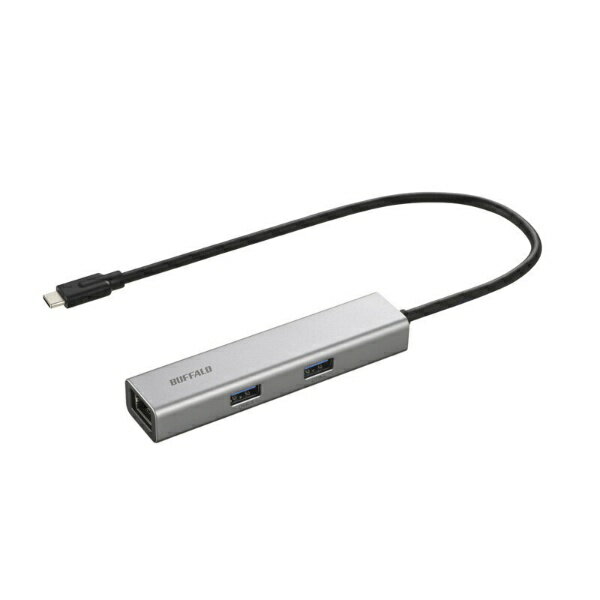 BUFFALO｜バッファロー ［USB-C オス→メス HDMI / LAN / USB-Ax3 / USB-C］ドッキングステーション シ..